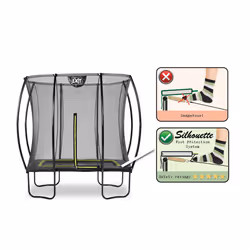EXIT Silhouette trampoline 153x214cm - black - Additional view 4