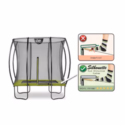 EXIT Silhouette trampoline 153x214cm - green - Additional view 4