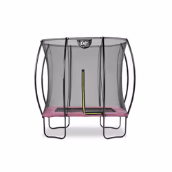 EXIT Silhouette trampoline 153x214cm - pink, Above ground trampoline, Rectangular, 100 kg, 3 yr(s), Safety net, Assembly requ ...