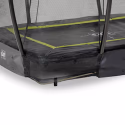 EXIT Silhouette ground trampoline 153x214cm with safety net - black - Additional view 6