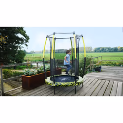 EXIT Tiggy junior trampoline with safety ø140cm - black/green - Additional view 7