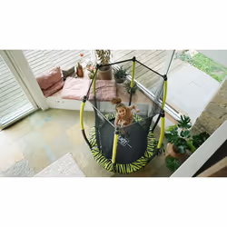 EXIT Tiggy junior trampoline with safety ø140cm - black/green - Additional view 8