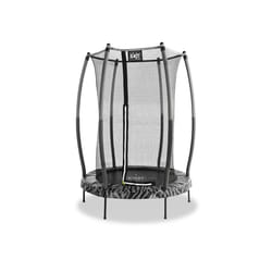 EXIT Tiggy junior trampoline with safety ø140cm - black/grey