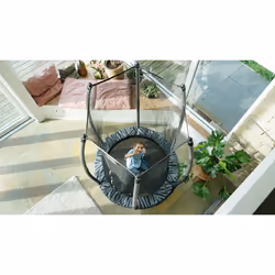 EXIT Tiggy junior trampoline with safety ø140cm - black/grey - Additional view 8