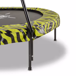 EXIT Tiggy Junior trampoline with bar ø140cm - black/green
