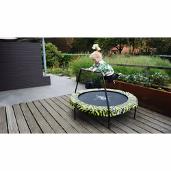 EXIT Tiggy Junior trampoline with bar ø140cm - black/green - Additional view 5
