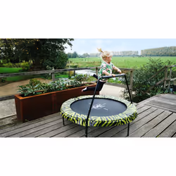 EXIT Tiggy Junior trampoline with bar ø140cm - black/green - Additional view 6
