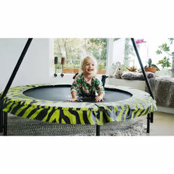 EXIT Tiggy Junior trampoline with bar ø140cm - black/green - Additional view 7
