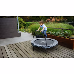 EXIT Tiggy junior trampoline with bar ø140cm - black/grey - Additional view 5
