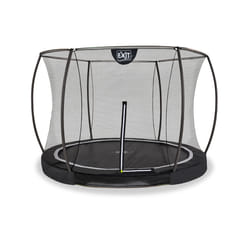 EXIT Black Edition inground trampoline ø305cm with safety net - black
