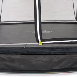 EXIT Black Edition inground trampoline ø366cm with safety net - black