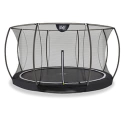 EXIT Black Edition inground trampoline ø427cm with safety net - black