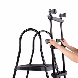 EXIT pool ladder for frame height of 108-122cm - black - Additional view 5