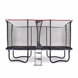 EXIT PeakPro trampoline 244x427cm - black, Above ground trampoline, Rectangular, 130 kg, 3 yr(s), Safety net, Assembly requir ...