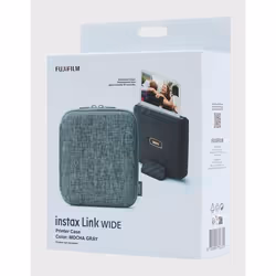 Fujifilm 70100162647 handheld printer accessory Protective case Grey 1 pc(s) instax Link WIDE - Additional view 3