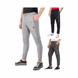 Tommy Hilfiger Mens Joggers Sweat Pants Embroidered Cotton - M