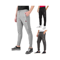 Tommy Hilfiger Mens Joggers Sweat Pants Embroidered Cotton - M