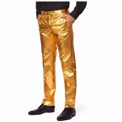 ) Mr. Groovy Gold Men's Costume Opposuits - S (EU 46