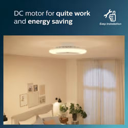 Philips Amigo Fan Ceiling Light 42+20 W