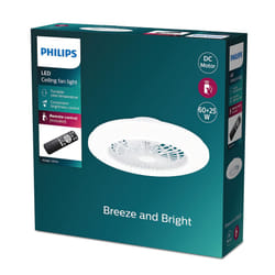 Philips Amigo Fan Ceiling Light 60+25 W