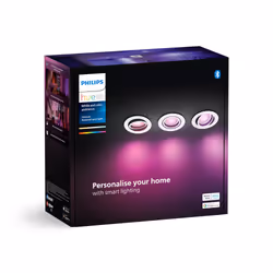 Philips Hue White and colour ambience 3-pack Centura recessed spotlight