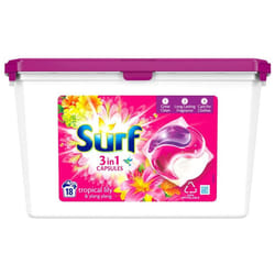 Surf Tropical Lily & Ylang-Ylang Washing Capsules, 18 Washes