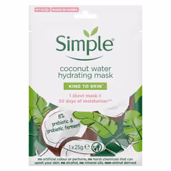 Simple Hydrating CoconutWater SheetMask