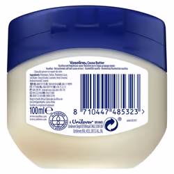 Vaseline Petroleum Jelly Moisturising Cocoa Butter 100ml, 8pk