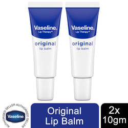 2x Vaseline Lip Therapy Lip Balm For Instant softness - Buy 2 - Original