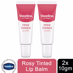 2x Vaseline Lip Therapy Lip Balm For Instant softness - Buy 2 - Rosy Lips