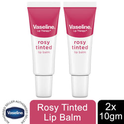 2x Vaseline Lip Therapy Lip Balm For Instant softness - Buy 2 - Rosy Lips