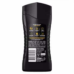 Lynx Africa 12-H Refreshing Shower Gel Body Wash for Men, 3x225ml