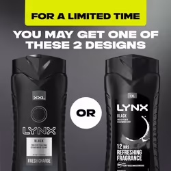 Lynx 12Hr Refreshing Black Frozen Pear & Cedarwood Body Wash 225ml