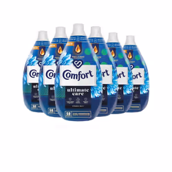 6xof870ml Comfort Liquid Fabric Conditioner 58W - Fresh Sky