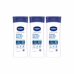 3x of 400ml Vaseline Instant Dry Skin Rescue Body Lotion - Additional view 5