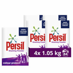 Colour Protect Washing Powder 100% recyclable pack for stain removal and colour protection 4x 1.05 kg (84 washes)