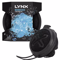 2 Pack of Lynx Manwasher 2-Sided Shower Tool