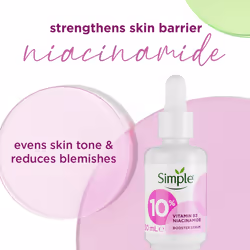 10% Niacinamide (Vitamin B3) serum Booster Serum skin care product suitable for all skin types for even skin tone and texture 30 ml - Additional view 6