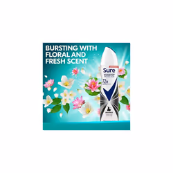 Sure Invisible Black & White Nonstop Protection deodorant spray that protects against white marks and yellow stains Anti-perspirant Deodoran