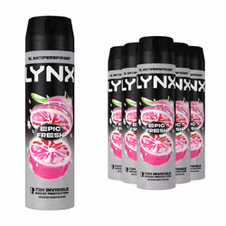 Lynx Anti-Perspirant Epic Fresh Deodorant, 6x200ml