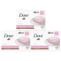 Dove Moisturising Beauty Cream Bar, 2x90g - Buy 3 - Pink