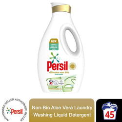 Persil Non-Bio Aloe Vera Laundry Washing Liquid Detergent 45 Wash