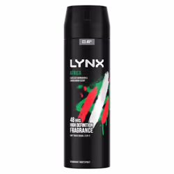 Lynx Aerosol Bodyspray Africa 200ml (Pack of 6)