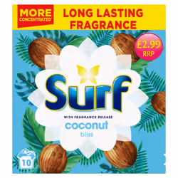 Surf LAUNDRY POWDER Coconut 500 G 10 Washes (Pack of 7)