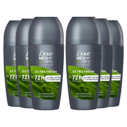 Dove Men+Care AP Deodorant, Extra Fresh, 50ml - Buy 6 - Extra Fresh