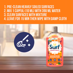 Surf Concentrated Disinfectant Cleaner, 240ml - Buy 4 - Passion Bloom