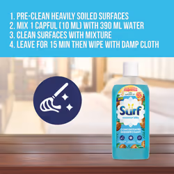 Surf Concentrated Disinfectant Cleaner, 240ml - Buy 4 - Coconut Bliss