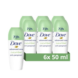 Advanced Care Go Fresh Cucumber Scent Anti-perspirant Deodorant pack of 6 with Triple Moisturising technology roll-on