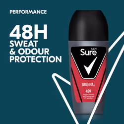 Original Antiperspirant Roll On deodorant for men with MotionSense technology for 48-hour sweat and odour protection 6x 50 ml