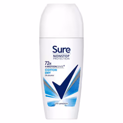 Sure Women Antiperspirant Deodorant - 50ml - Buy 6 - Cotton Dry